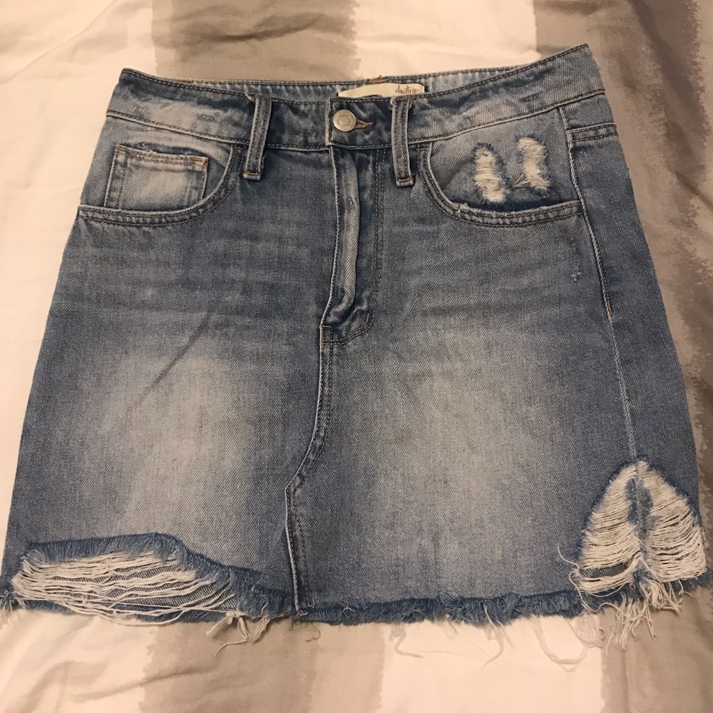 Daytrip Denim Mini Skirt Size Small